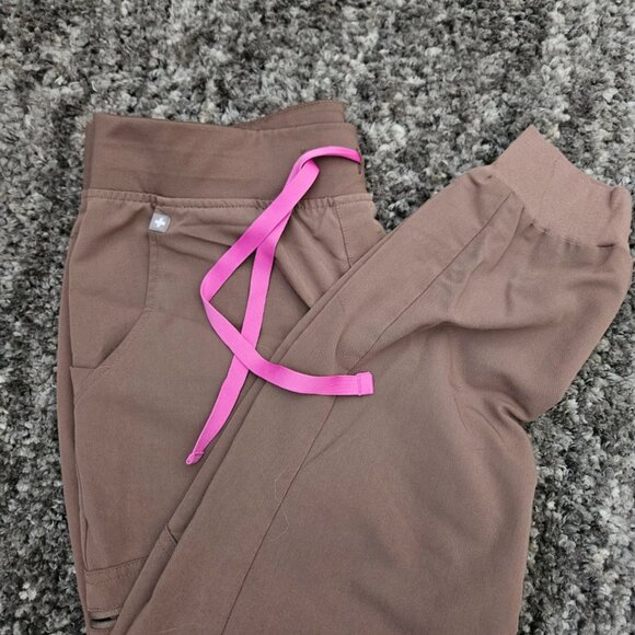 Figs Smokey Taupe RARE Zamora Jogger MP Medium Petite EUC - Picture 3 of 5